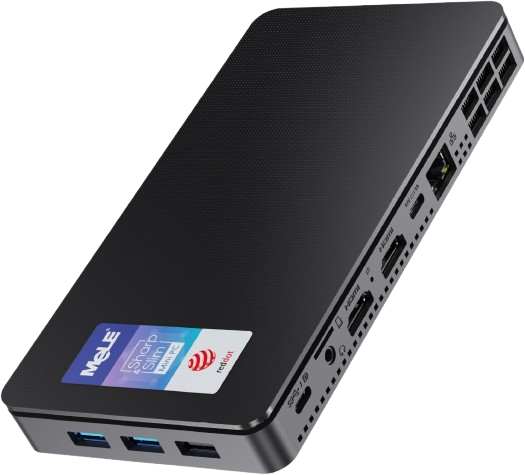 Reddot Winner Slim Mini PC Overclock4C N100